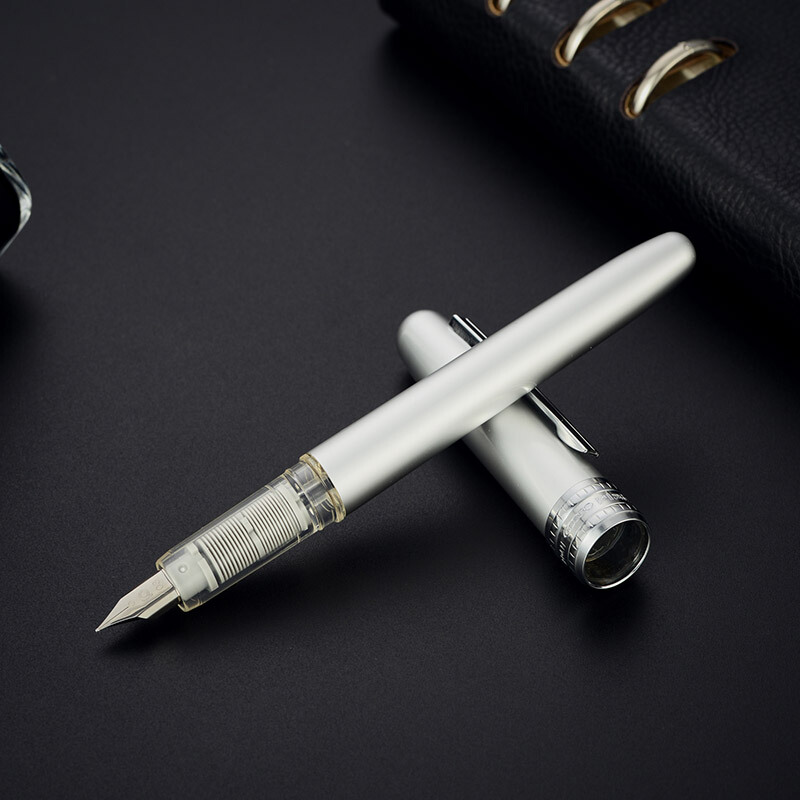 白金彩色铝合金钢笔 pgb-1000b 3号 0.3mm 白杆_白金(platinum)