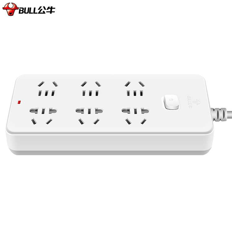 公牛转换器 gn-109 10米 2017年新国标 白色_公牛